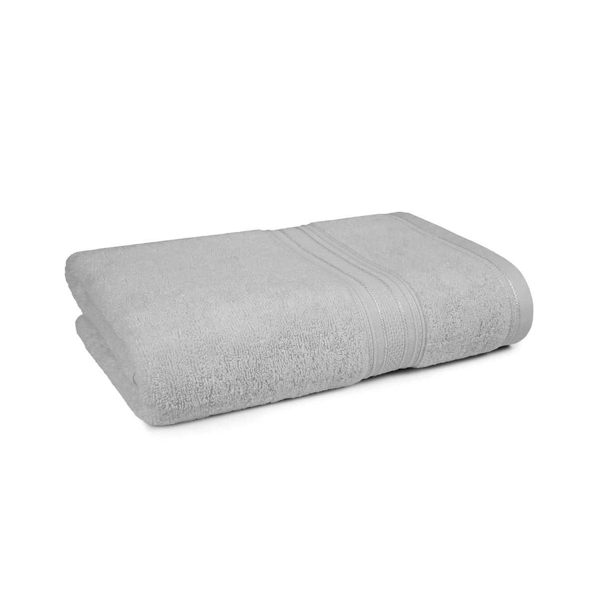 Mytrident Cotton Bath Towel 525 Gsm | For Men & Women Classic Towel 100% Cotton Bath Towel (Real Steel)