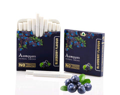 Blueberry Flavour Cigarette For Relieve Stress & Mood Enhance - 10 Sticks In Each Packet | No Bad Smell, Non Addictive, No Harmful - Tobacco & Nicotine Free