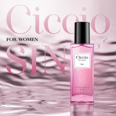 Ciccio Luxe + Sin Eau De Parfum For Women 20ml 0.6 Fl.oz. Each Pack Of 2 Combo Gift Pack | Long Lasting Luxury Fragrance