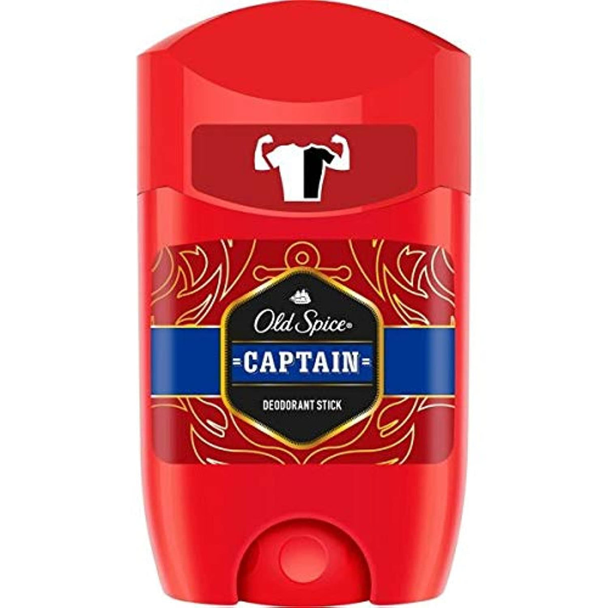 Old Spice Captain Fresh Deodorant Stick Aluminium Free Deodorant For Men's 50ml 1.6 Fl.oz.