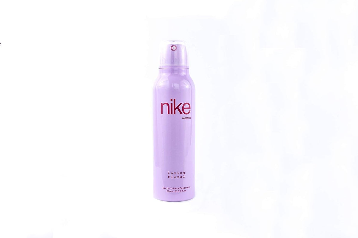 Nike Loving Floral Eau De Toilette Woman Long Lasting Deodorant Spray 200ml 6.7 Fl.oz. | Perfect Birthday Gift For Girlfriend