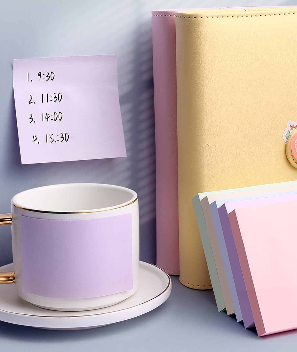 Sticky Notes Cube - 400 Sheets | Self-Adhesive Pads For Office, School, Study & Reminders