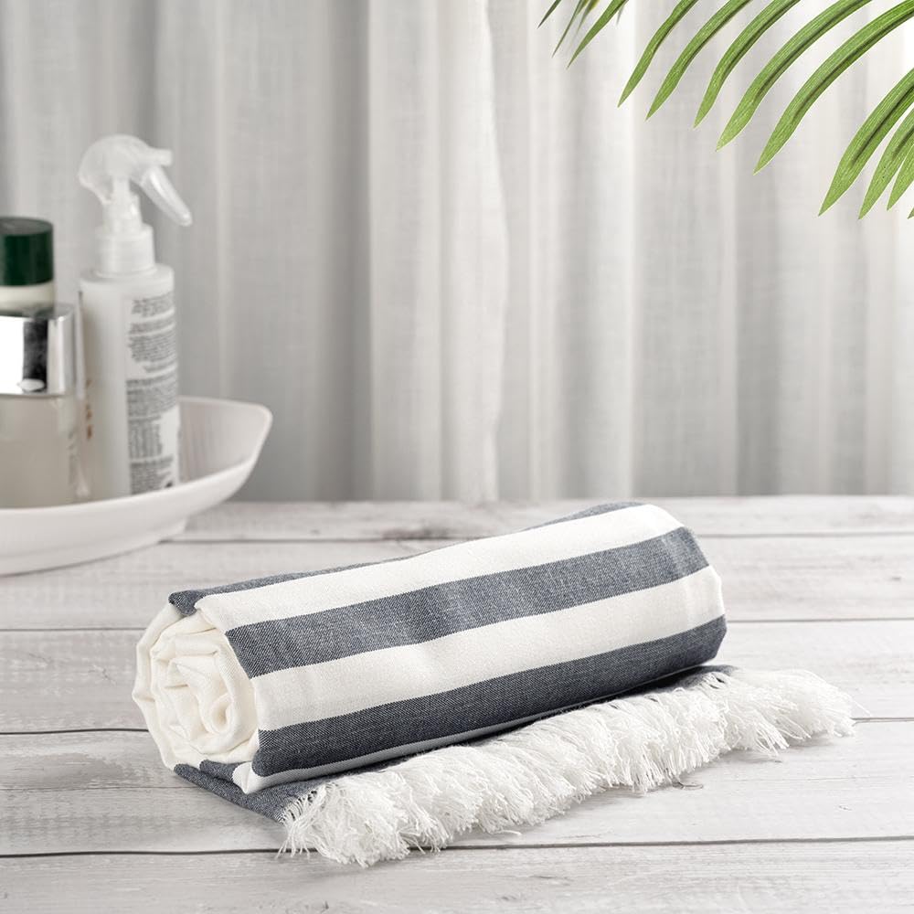 Wakefit Bamboo Bath Towel 400 Gsm | Large Size Bath Towel For Men & Women (Winter Goose)