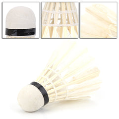 Zerone Badminton Feather Shuttlecocks , Suitable For Practice And Casual Playing | White Pack Of 12