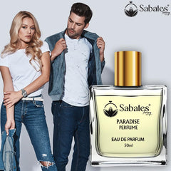 Sabates Paradise Eau De Parfum 50ml 1.6 Fl.oz. | Long Lasting Refreshing Oud And Musk Fragrance For Unisex