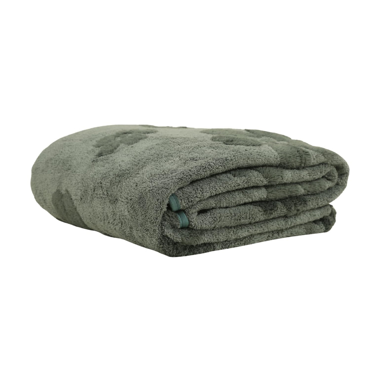 Hanker Ultra Luxury Large Size Plush Bath Towel 500 Gsm | Blossom Super, Very Soft On Skin, Luxurious Fabric, Pure Polyamide Bath Towel (Jungle Green)
