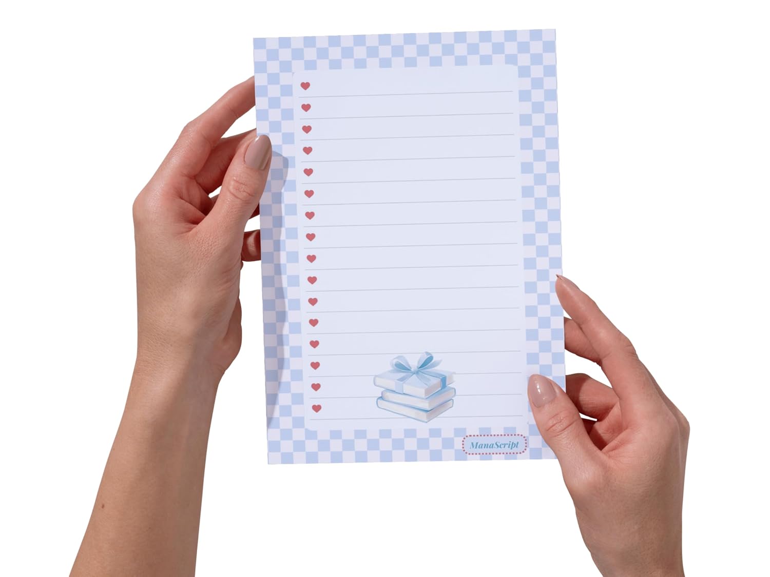 A5 Notes/To Do List Notepad, Beautiful Daily Checklist Pad, Tear-Off Sheets (Blue books) Pack Of 1