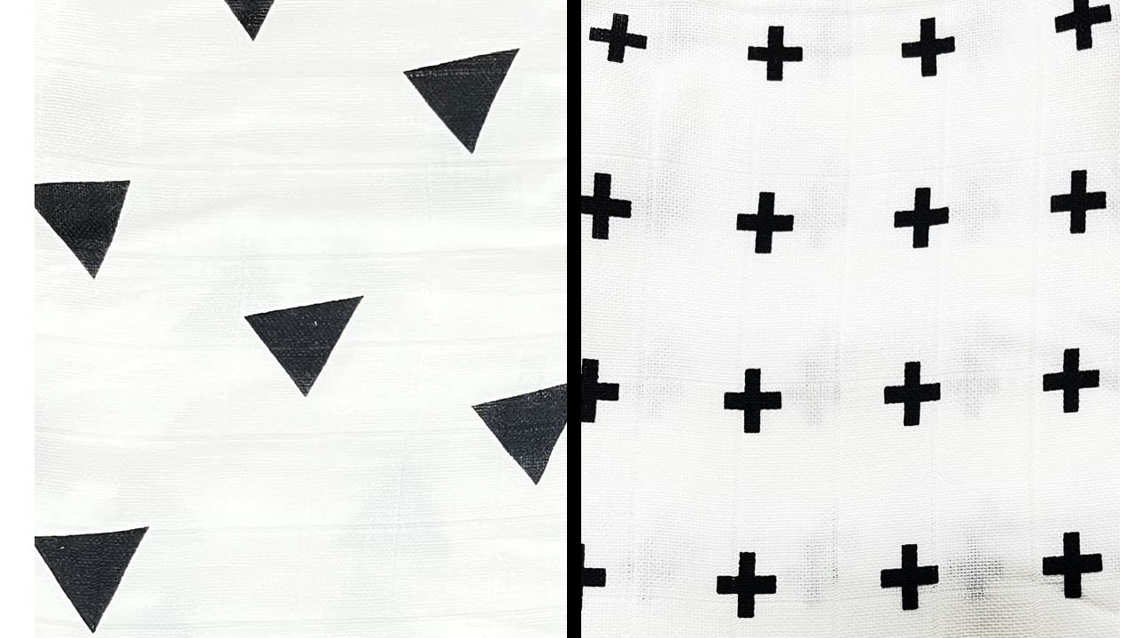 Organic Cotton Muslin Baby Bath Towel 200 Gsm | Cotton Cloth Premium Baby Washable Reusable, Absorbent, Extra Soft Tri Plus (White)- Pack Of 2
