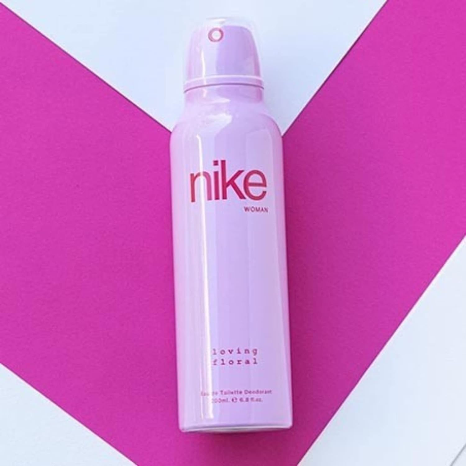 Nike Loving Floral Eau De Toilette Woman Long Lasting Deodorant Spray 200ml 6.7 Fl.oz. | Perfect Birthday Gift For Girlfriend