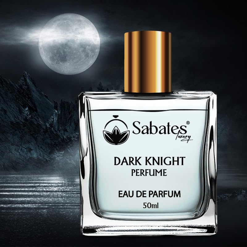 Sabates Dark Knight Eau De Parfum 50ml 1.6 Fl.oz. | Long Lasting Aromatic Blend Of Masculine Fragrance For Men