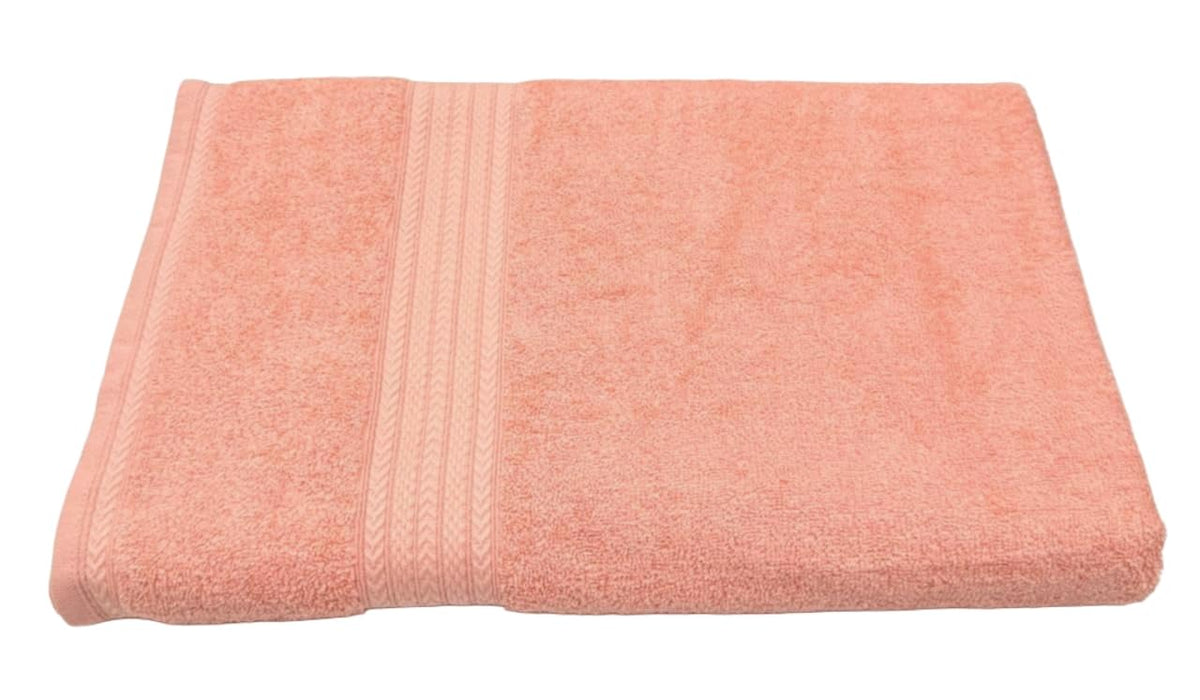Bombay Dyeing Tulip Premium Cotton Large Size Bath Towel 500 Gsm (Rose)