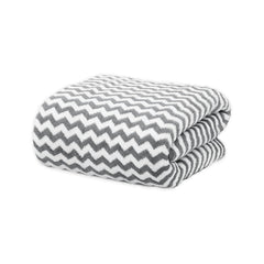 Black Gold The Finer Touch Microfiber Zigzag Bath Towel 350 Gsm | Soft & Quick Dry Towel Lightweight & Absorbent Use For Men & Women (Grey)