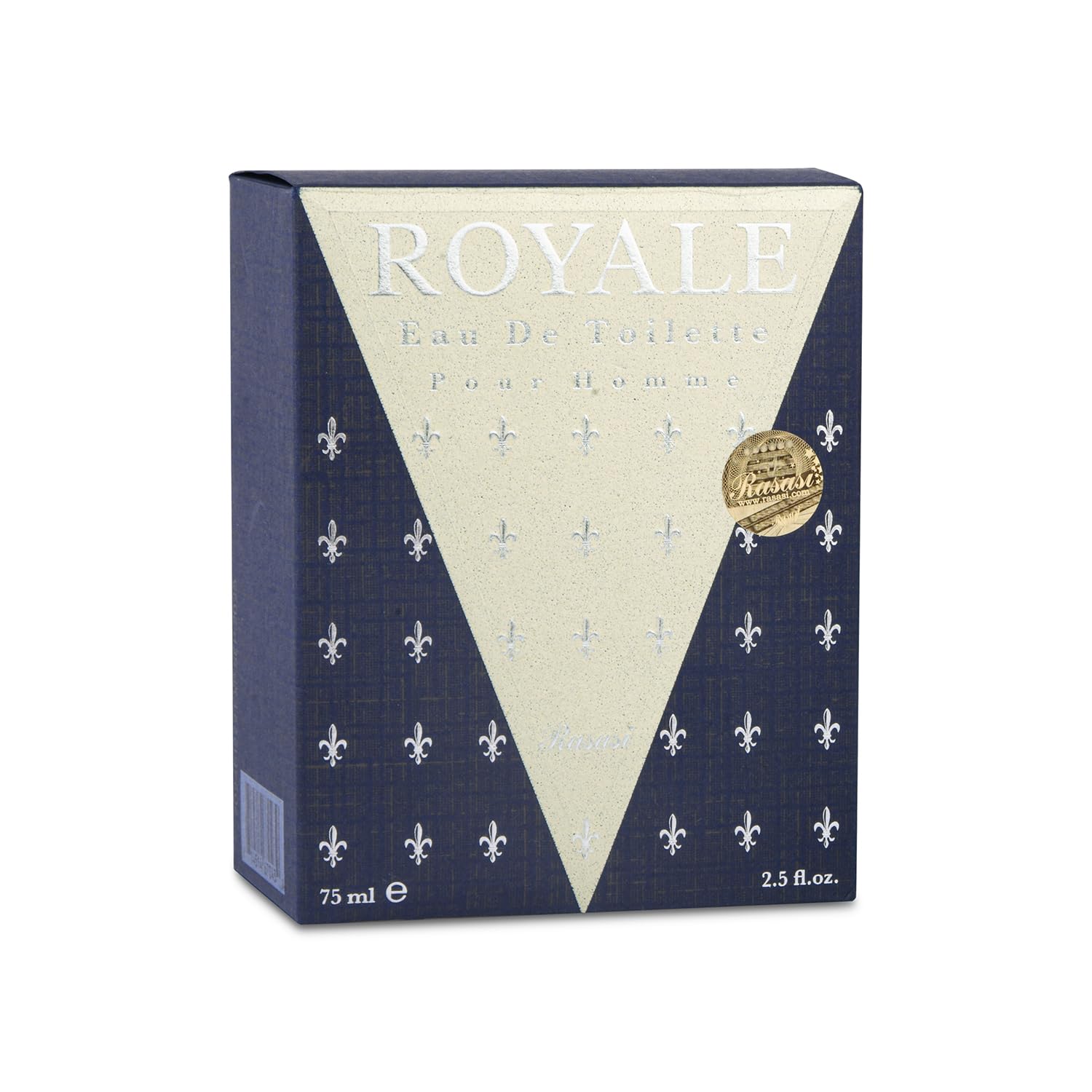 Rasasi Royale Pour Homme Eau De Toilette Perfume 75ml 2.5 Fl.oz. Men Fragrance | Long Lasting