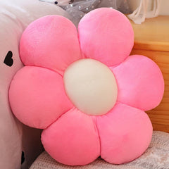 Sunflower Shaped Pillow 6 Kali, Cute Preppy Decorative Throw Pillow, Pink - 50 Cm | Floor Cushion With Fiber Filling For Aesthetic Decoration | Soft & Plush Pillow, Versatile Use