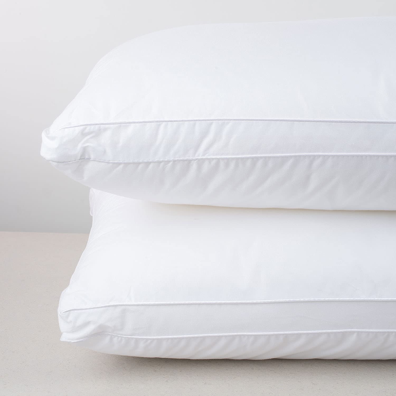 Microfiber Doctor Pillow Soft Fluffy Pillow For Sleeping, White - 45 X 68 Cm | Dr. Pillow For Neck & Shoulder Pain, Back & Side Sleeper | Cervical Pain, Neck Support, Spondylitis, Washable