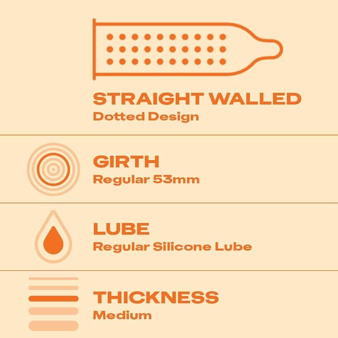 Pleasure Packs (Durex Intense Tingling Lube 50ml, Extra Dots 10s)