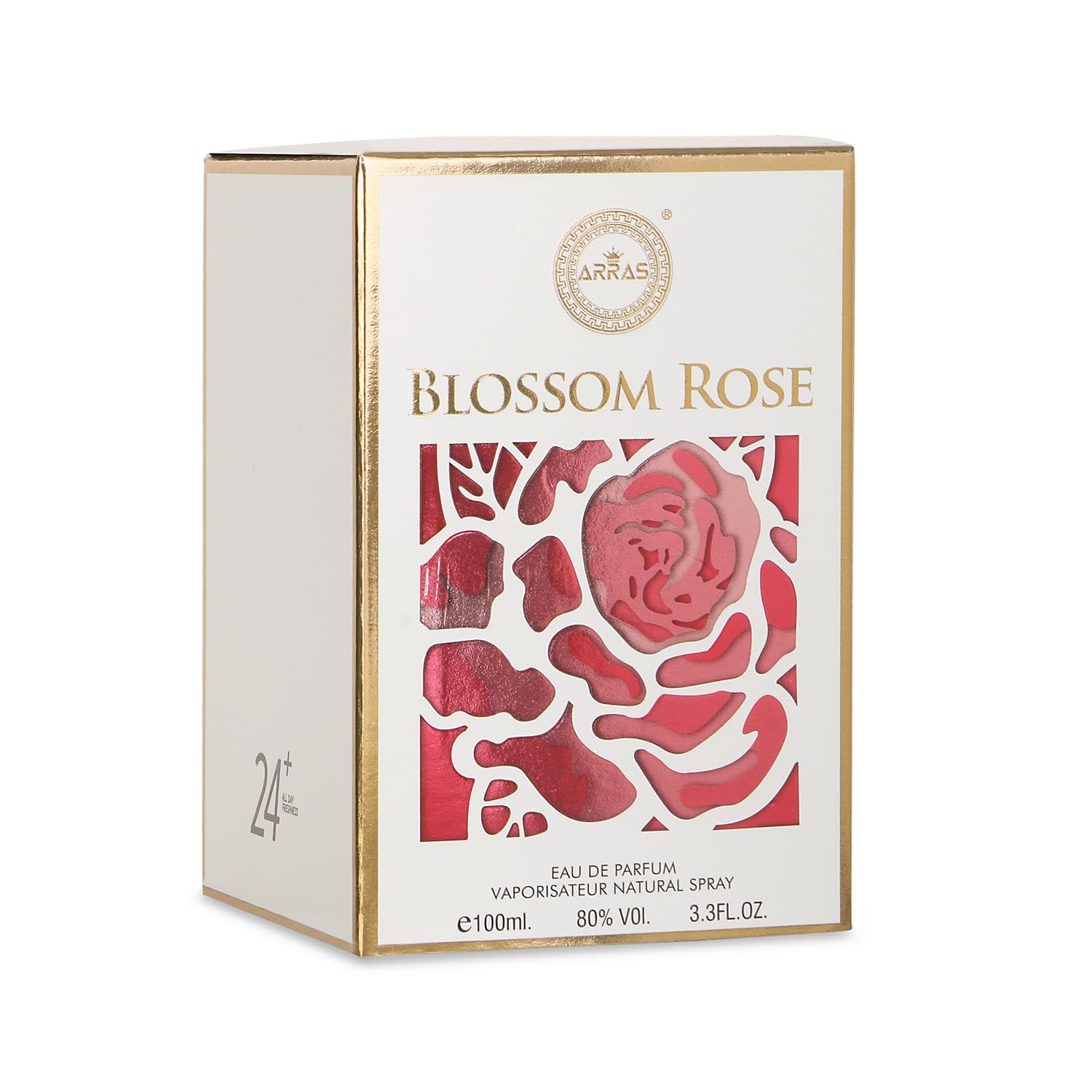 Arras Blossom Rose Eau De Parfum For Women 100ml 3.3 Fl.oz. | Perfect Fragrance For Women's | Ideal For Officewear