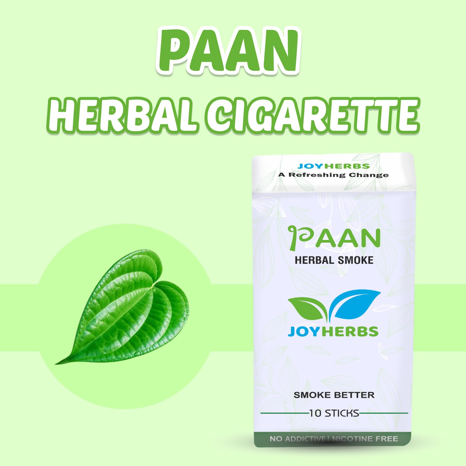 Ayurvedic Herbs Tobacco Alternatives | Non Addictive, Paan Flavour & Clove Flavour Smoke 20 Sticks - Tobacco And Nicotine Free