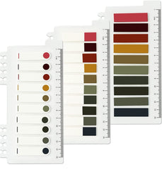Sticky Tabs, Sticky Index Tabs Sticky Notes With Ruler Color Sticky Tabs - 600 Pcs