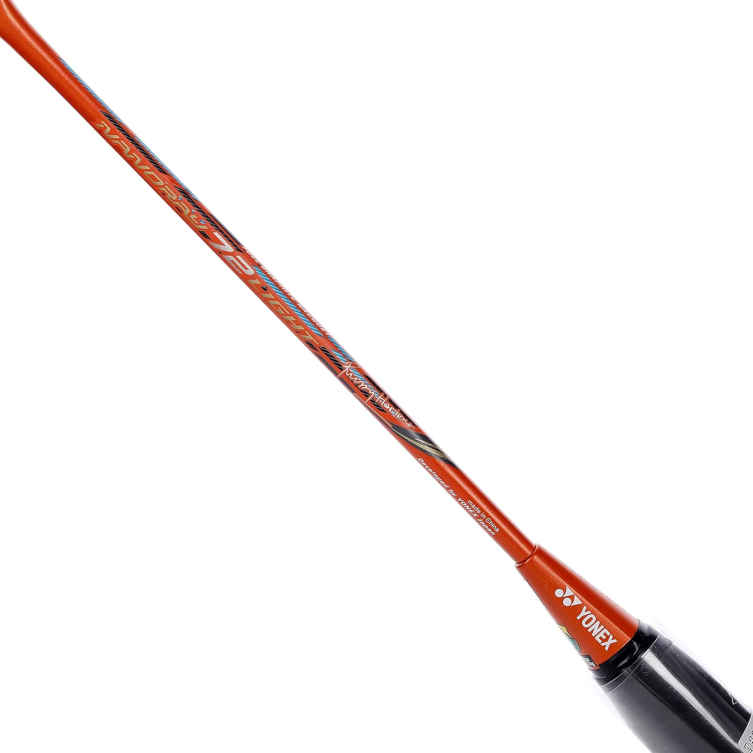 Yonex NANORAY 72 LIGHT Badminton Racquet, 5U G4, Colour - Bright Orange, Grip Size - 4 1/4 Inches, Material - Graphite