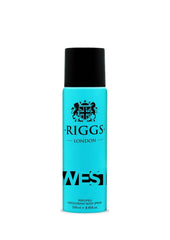 Riggs London West Perfumed Deodorant Body Spray 250ml 8.4 Fl.oz. For Unisex | Long Lasting