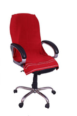 Vvip Home 100% Cotton Luxary Office Chair Towel 550 Gsm (Red)