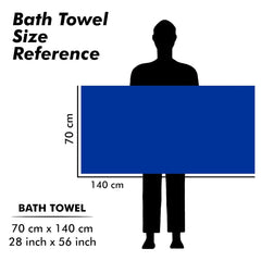 Urbanleaf Microfiber Large Bath Towel 630 Gsm | Quick Dry Super Absorbent Bath Towel For Men & Women | Pack Of 2 | 250 Tc (Blue & Light Green)