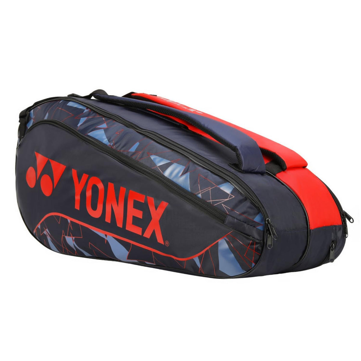 Yonex Badminton Racquet Bag 2326 T01, Colour - Indigo Fog Hyper Red, Material - Polyurethane