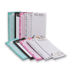Daily Planner To Do List, Notepads For Office Stationary Writing Pad Desk Organizer | Set Of 10