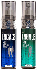 Engage M2 & M3 Perfume Spray For Men 120ml Each 4 Fl.oz. | Perfect Gift For Husband