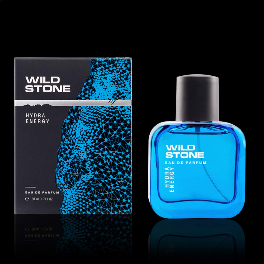 Wild Stone Hydra Energy EDP 100ml 3.4 Fl.oz. Pack Of 2 | For Men Body Spray Perfume | Long Lasting