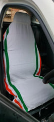 Roman Home Solid Large Luxury All Car Seats & All Office Chair Towel With Tie Knot & Elistick 450 Gsm - (3 Line)