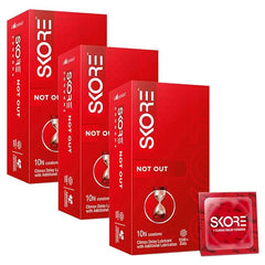 Skore Condoms - 10 Count (Pack Of 3, Not Out)