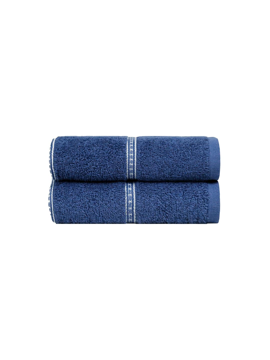 Mytrident Hand Towel Urban Comfort 400 Gsm | 100% Cotton Bath Towel (Doodle Blue)- Pack Of 2