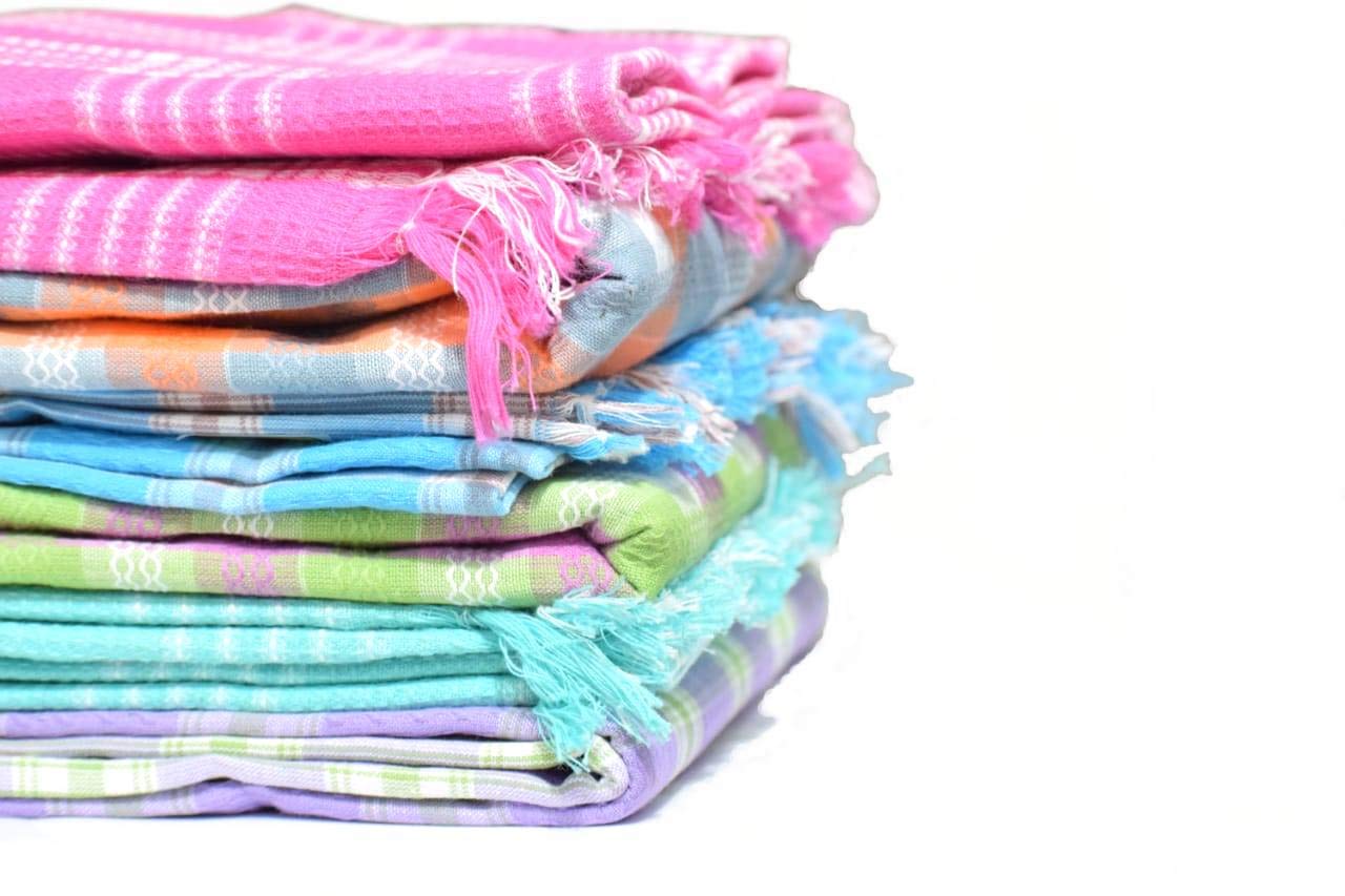 Khillayox Cotton Bath Towel 1000 Gsm - Set Of 4 (Multicolor)