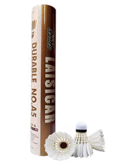 Udki No.A5 Badminton Shuttlecocks White Feather , Speed 77 | For Professional Players , Pack of 12