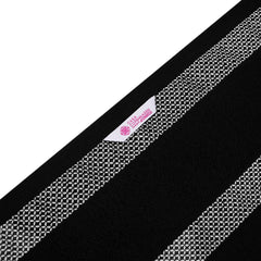 Casa Copenhagen Egyptian Cotton Waffle Large Size Bath Towel 500 Gsm (Black)