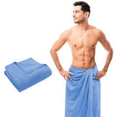 Sassoon Venir Microfiber XXL Men Bath Towel 450 Gsm | Ultra Soft Material, Towel For Daily Use (Heaven)