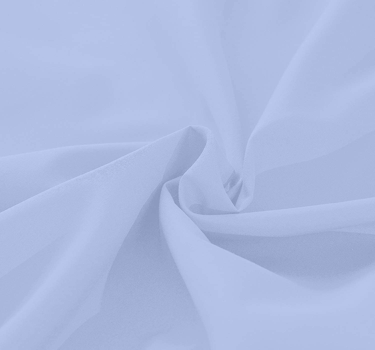 Solid Bedsheet Queen Size With 2 Pillow Cover - 90 X 100 Inches, Light Blue | Ideal For Guest Houses, & Daily Home Use | 144 Thread Count