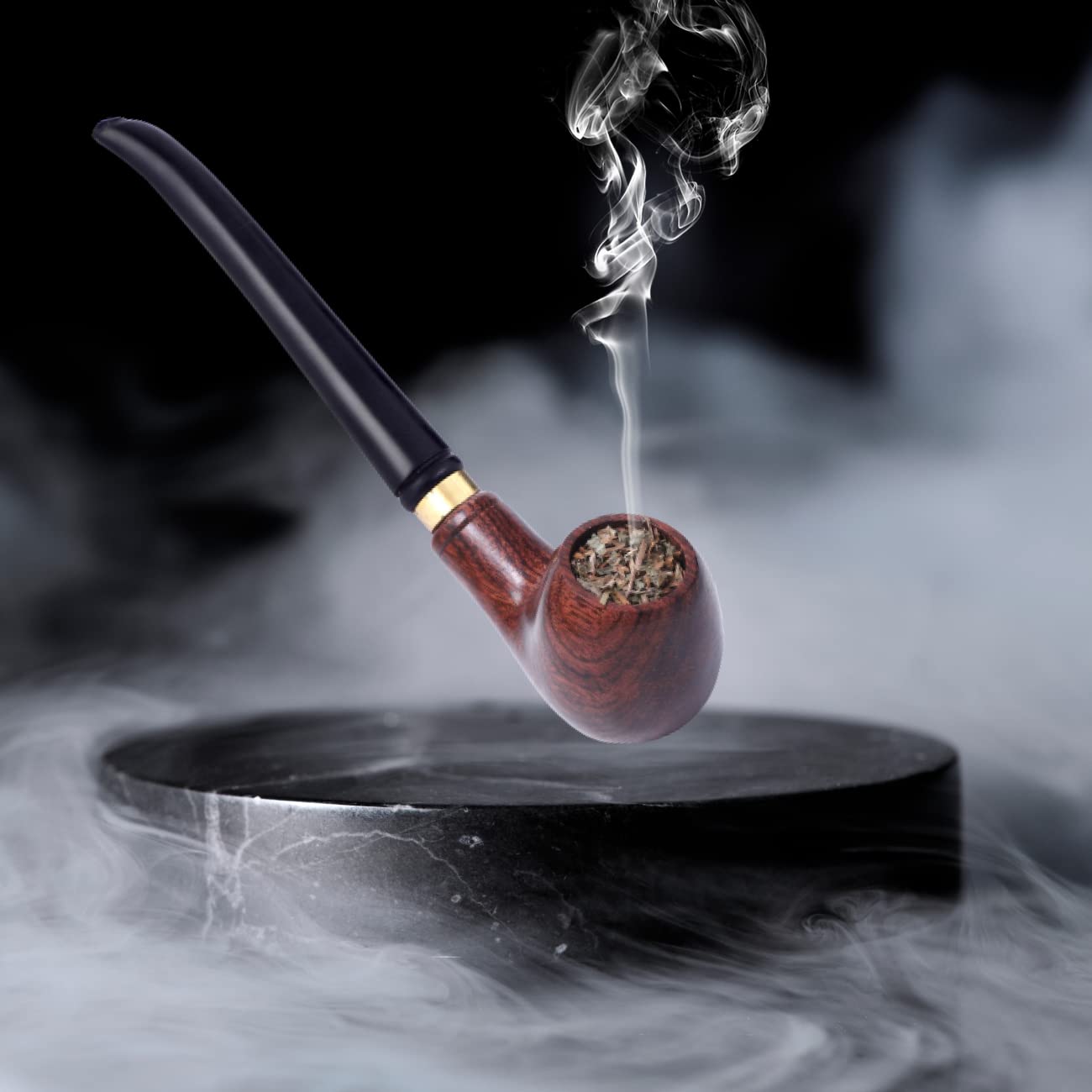 Royal Swag Captain Smoking Pipe Wood | Tobacco Pipe Smoking Pipe With Removable Pipe Give It The Unique Touch Of Smoke Durable Handmade Classic Retro Sailor Pipe - Made In India