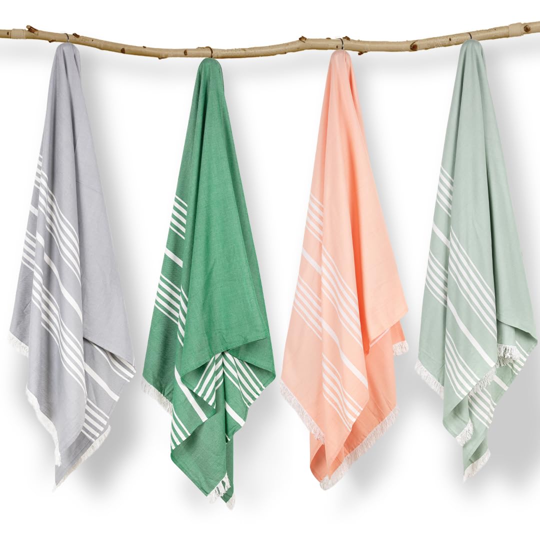 Mush 100% Bamboo Extra Large Bath Towels | Ultra Soft, Absorbent, Quick Dry Bath Towel For Men & Women For Daily Use, Beach, Pool, Gym, 250 Tc (Multicolor)