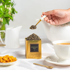 Chayam Moroccan Mint Tea - 50gm Tin, 1.7 Ounce | Supports PCOS & Digestion, Enjoy Hot Or Iced - Rich In Antioxidants | Low Caffeine