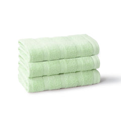 Mytrident Quick Dry 100% Cotton Face Towel 450 Gsm (Sage Green) - 3 Pcs