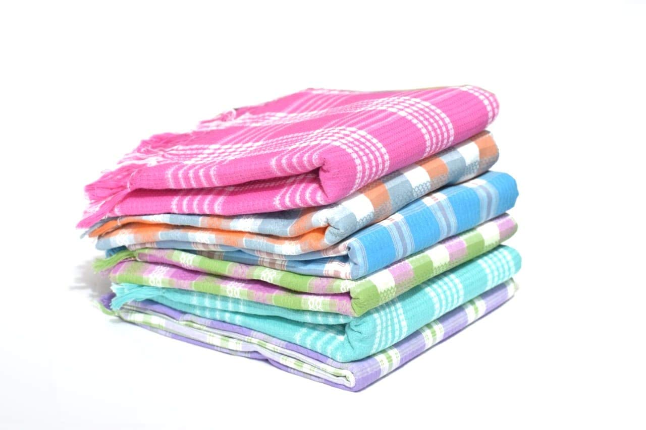 Khillayox Cotton Bath Towel 1000 Gsm - Set Of 4 (Multicolor)