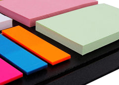 Faux Leather 12 In 1 Large Size Memo Notebook Notepad With Multi Size Sticky Notes & Ballpoint Pen