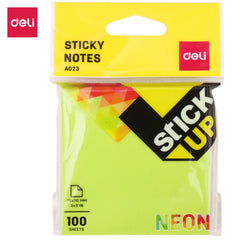 List Sticky Note Pads For Home, Office, Study - 3 X 3 Inch | Green Colors, Pack Of 6 X 100 Sheets