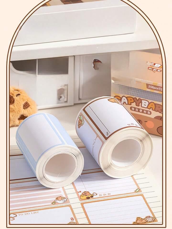 256 Pc Peel Off Sticky Notes - Self Adhesive Easy Tear Kawaii Stick Notes For Study | Panda