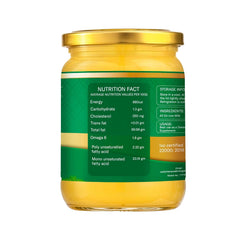 100% Pure A2 Gir Cow Desi Ghee By Mangalam Ghrit | Traditional A2 Ghee Bilona Method Healthy Bilona Ghee For Diet | (500ml) 16.9 Ounce | Jar Pack