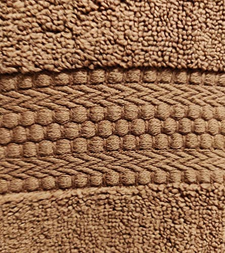 Bombay Dyeing Ultrx Zero Twist Plain Cotton Hand Towel 400 Gsm (Brown)- 2 Piece