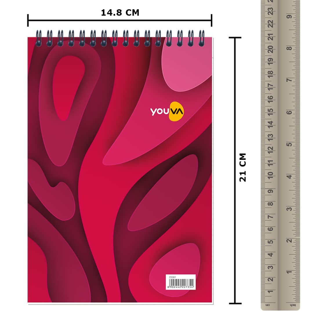 My Notes Notebook Journal For Personal & Office Use, Top Wiro/Spiral Bound, A5, 160 Pages, 3Pc